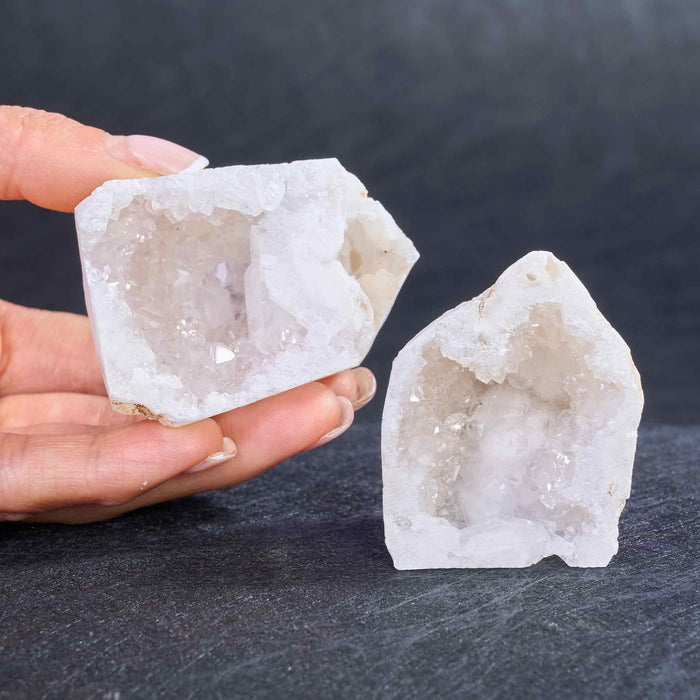 White Druzy Min Cathedrals 5cm