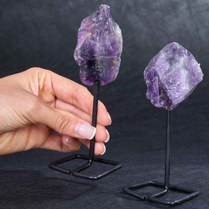 Amethyst Rough 5cm on Stand