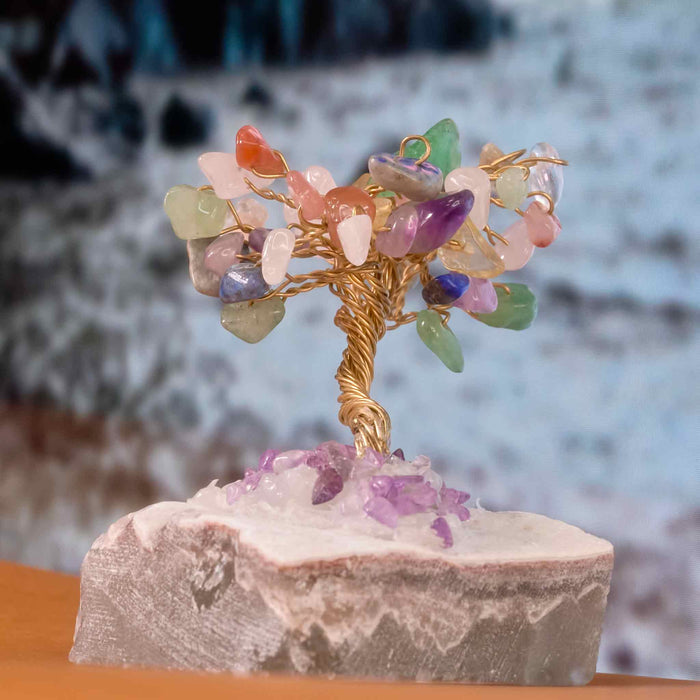 Gemstone Bonsai | 3 Inch Wire Gem Tree