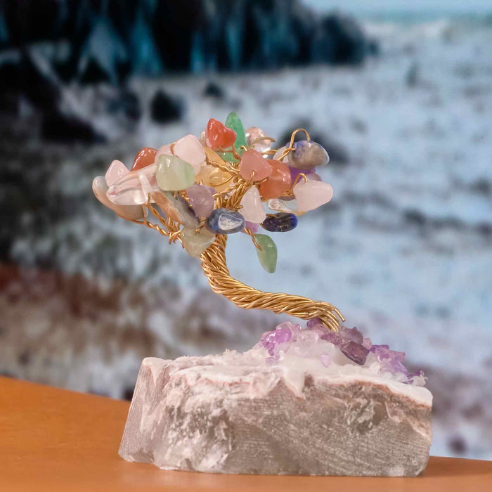 Gemstone Bonsai | 3 Inch Wire Gem Tree