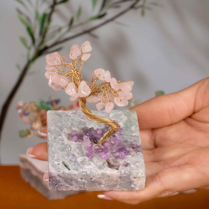 Gemstone Bonsai | 3 Inch Wire Gem Tree