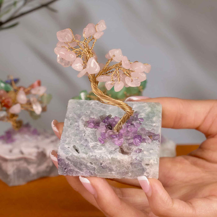 Gemstone Bonsai | 3 Inch Wire Gem Tree