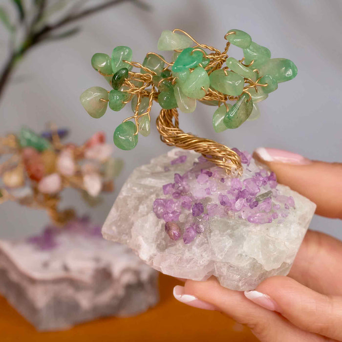 Gemstone Bonsai | 3 Inch Wire Gem Tree