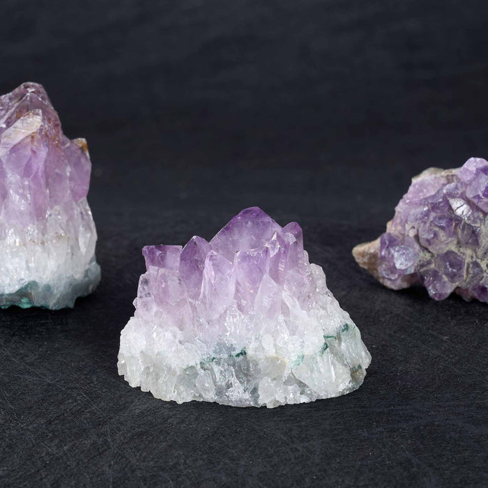 Amethyst Cluster Semi Precious Gemstone