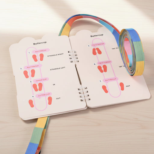 Colorful educational tool with text and illustrations on a white background