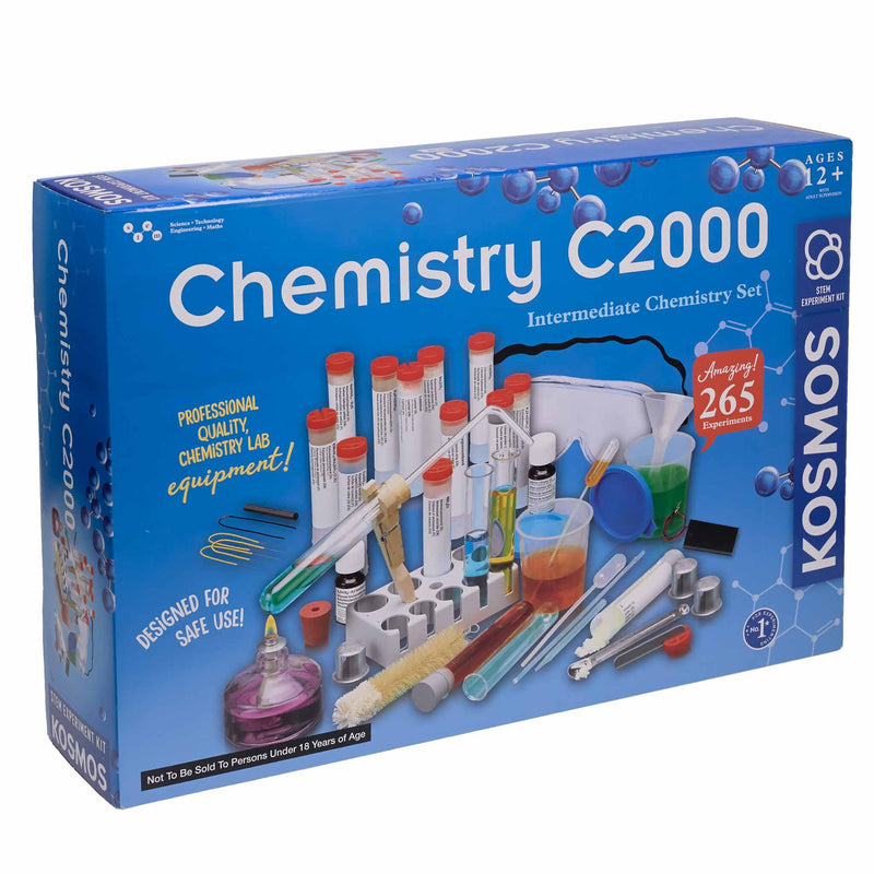 Kosmos Chemistry C2000 intermediate chemistry set packaging on a white background