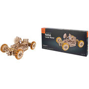 UGears NASA mechanical model NASA Lunar Rover model and packaging on a white background