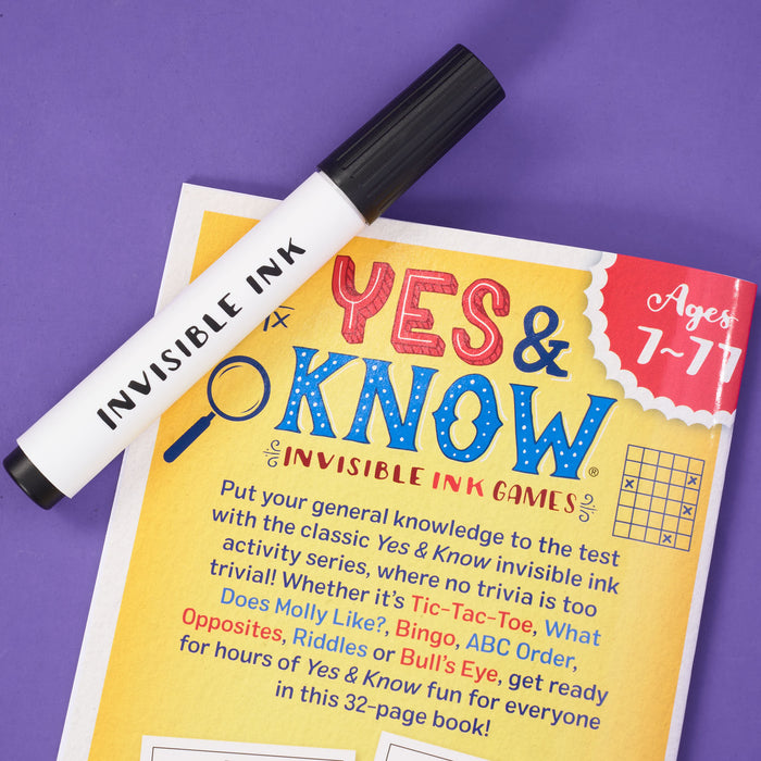 Yes & Know 7-77 Invisible Ink Pen