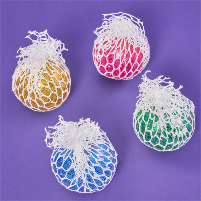 Squishy Toys - Glitter Mesh Bag