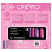Pink packaging of a product with 'CREATTO' branding and text.