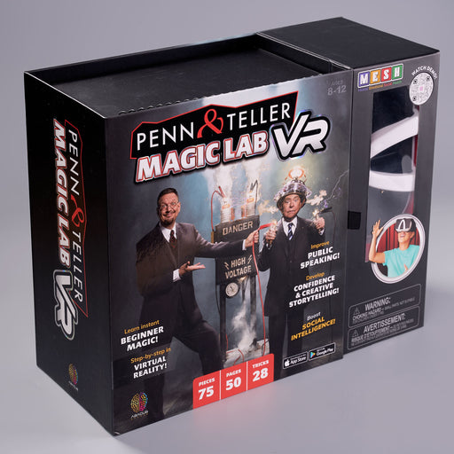 Box of Penn & Teller Magic Lab VR on a gray background