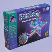 Prismatic Star Lantern packaging on a light purple background