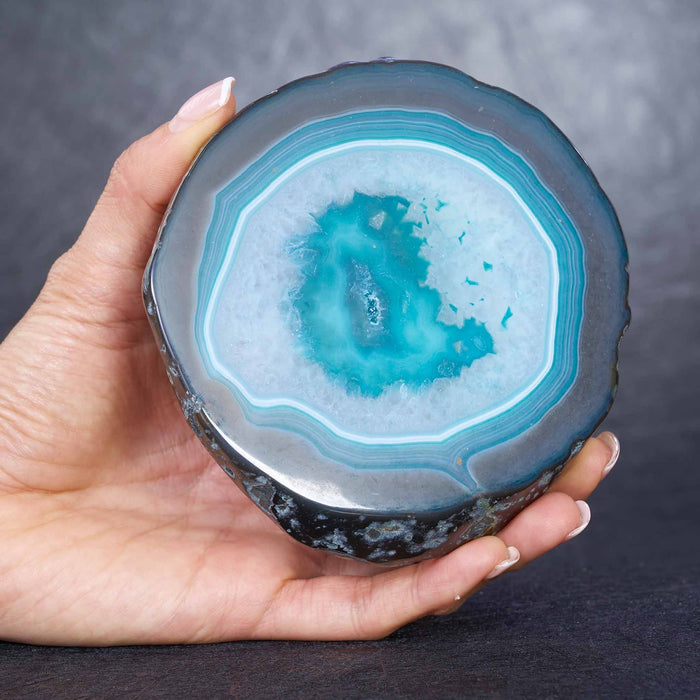 Blue Agate Slice