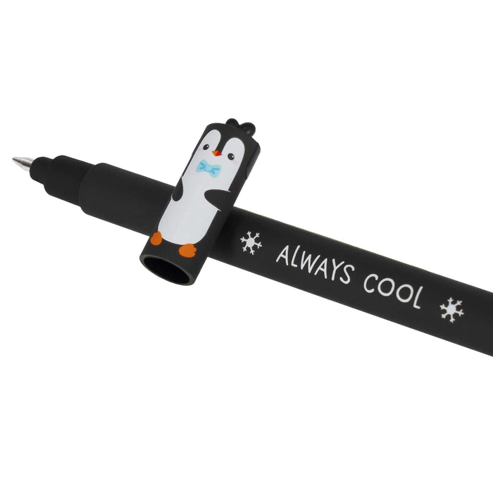 Erasable Gel Pen Penguin Turquoise