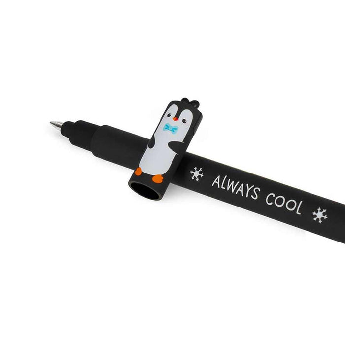 Erasable Gel Pen Penguin Turquoise