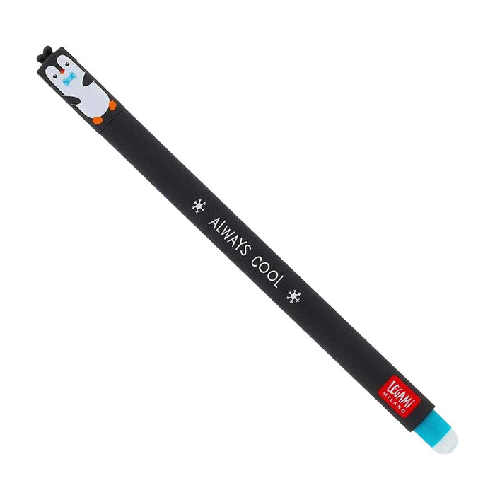 Erasable Gel Pen Penguin Turquoise