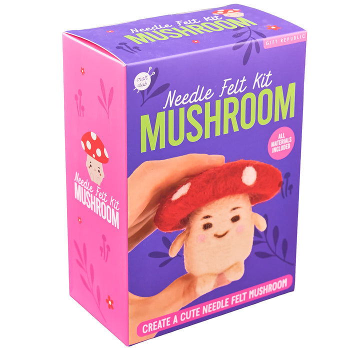 Mushroom Needle Felting Kit