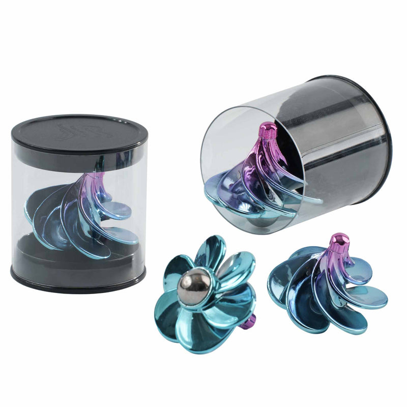 infinity spinner fidget toy in box and out 