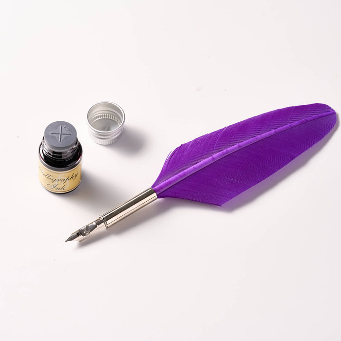 Small Feather Pen Cobalt Blue