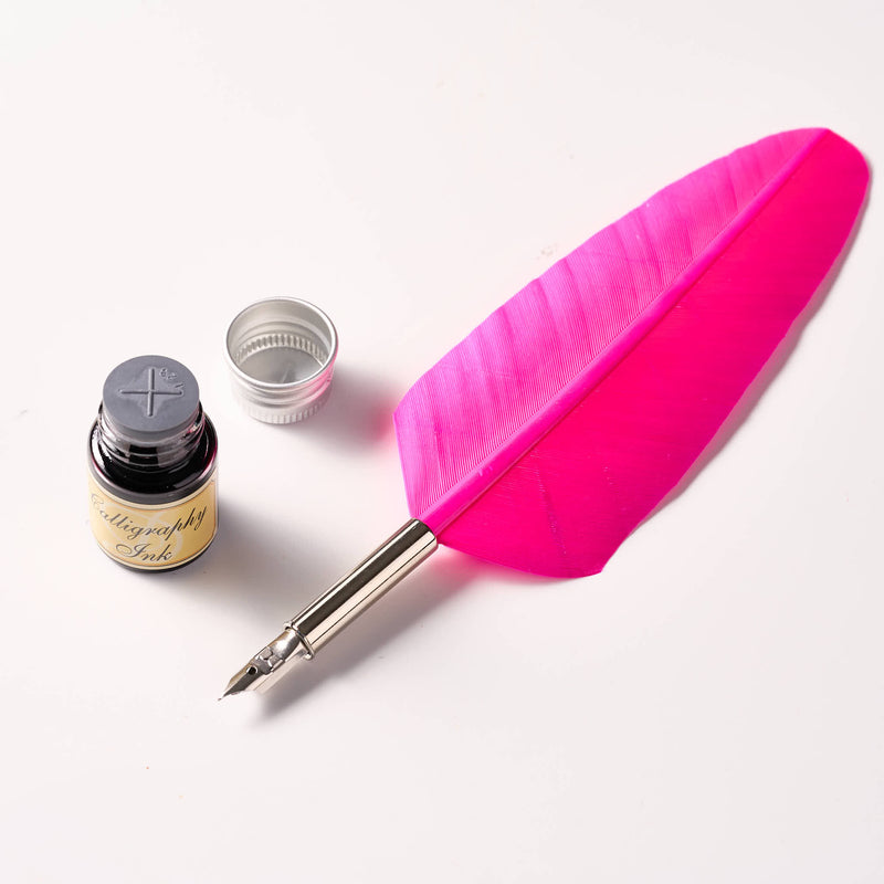 Small Feather Pen Green