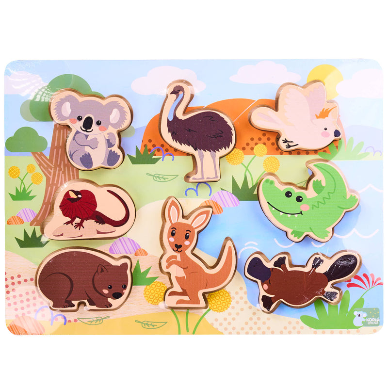 Aus Animals Wood Chunky Puzzle