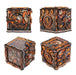 Ugears Iqube Dark logic game  Four ornate, steampunk-style boxes on a white background