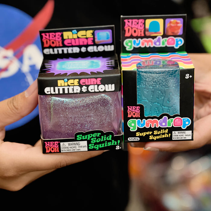 Nee Doh Nice Cube Glitter Glow