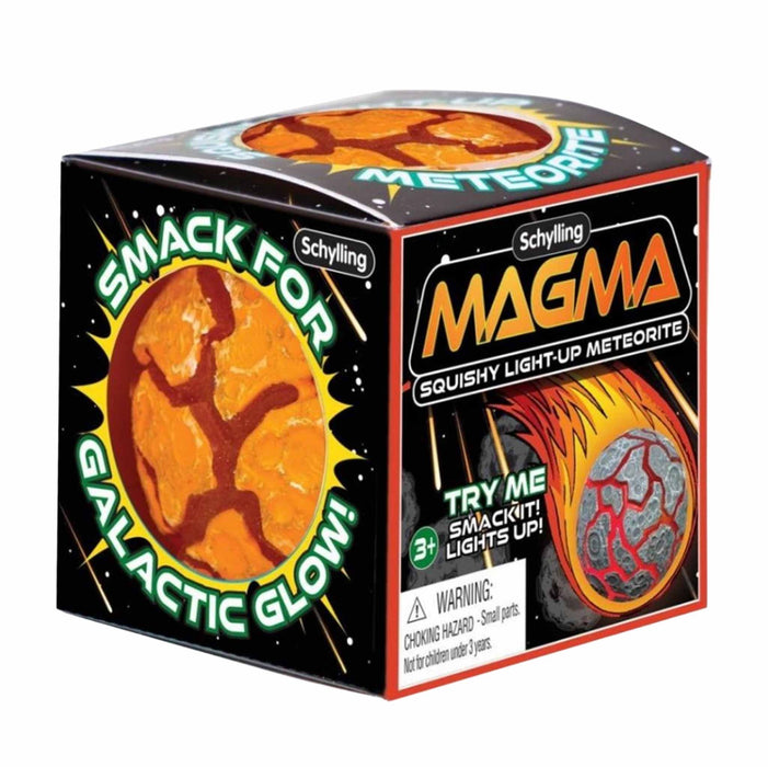 Box of Schylling Magma squishy light-up meteorite toy