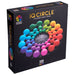 IQ Circle logic game packaging with colorful beads on a black background