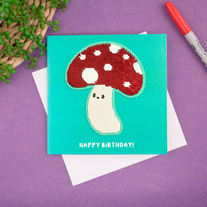 Shine Toadstool Card
