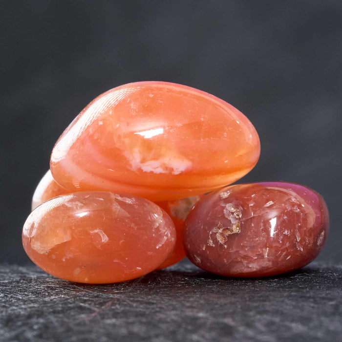 Tumbled Grey Agate Stones