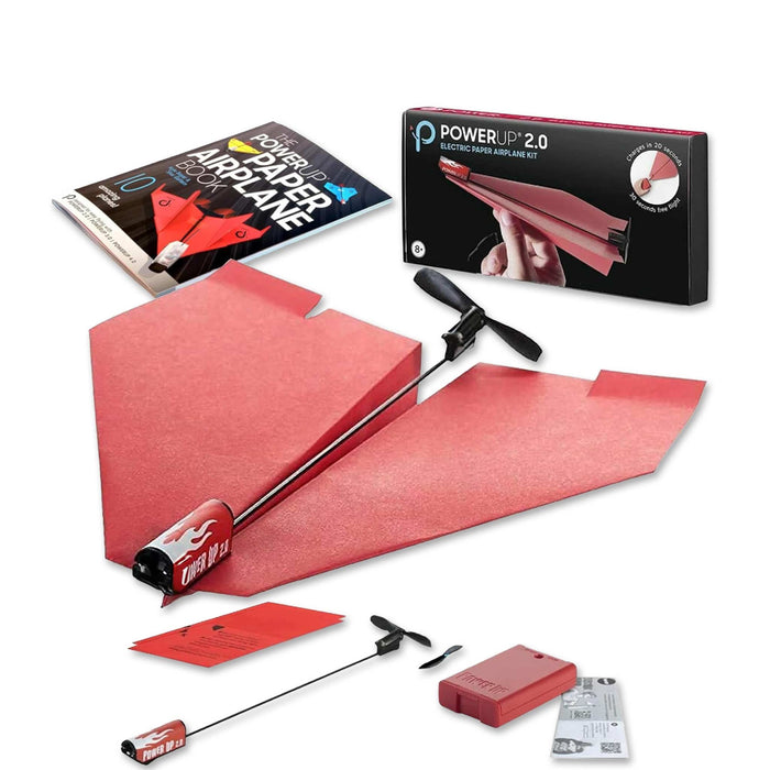 Powerup 2.0 Electric Paper Airplane RED Conversion Kit