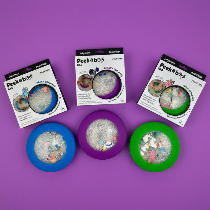 Peekaboo Sensory Bag Galaxy