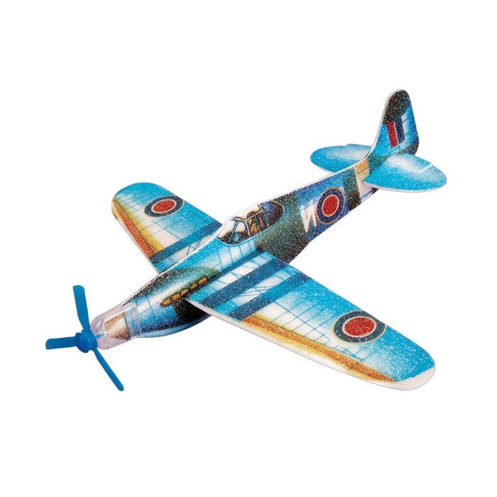 Poly Glider Small Assorted air plane Poly Glider toy from professor plums on a white background