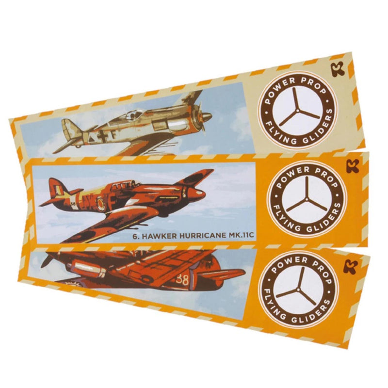 Poly Glider Small Assorted air plane Poly Glider toy from professor plums on a white background