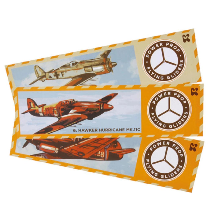 Poly Glider Small Assorted air plane Poly Glider toy from professor plums on a white background