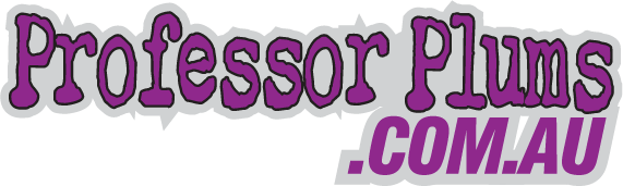 Professor plums website logo