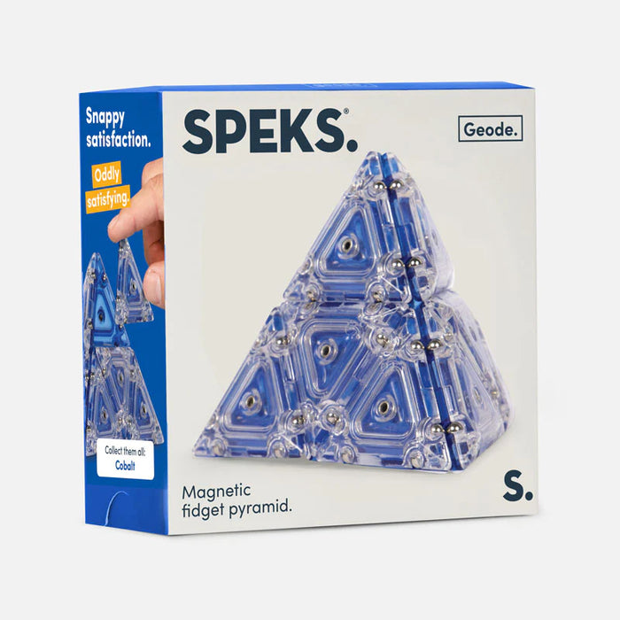 Speks Geode Pyramid Blue