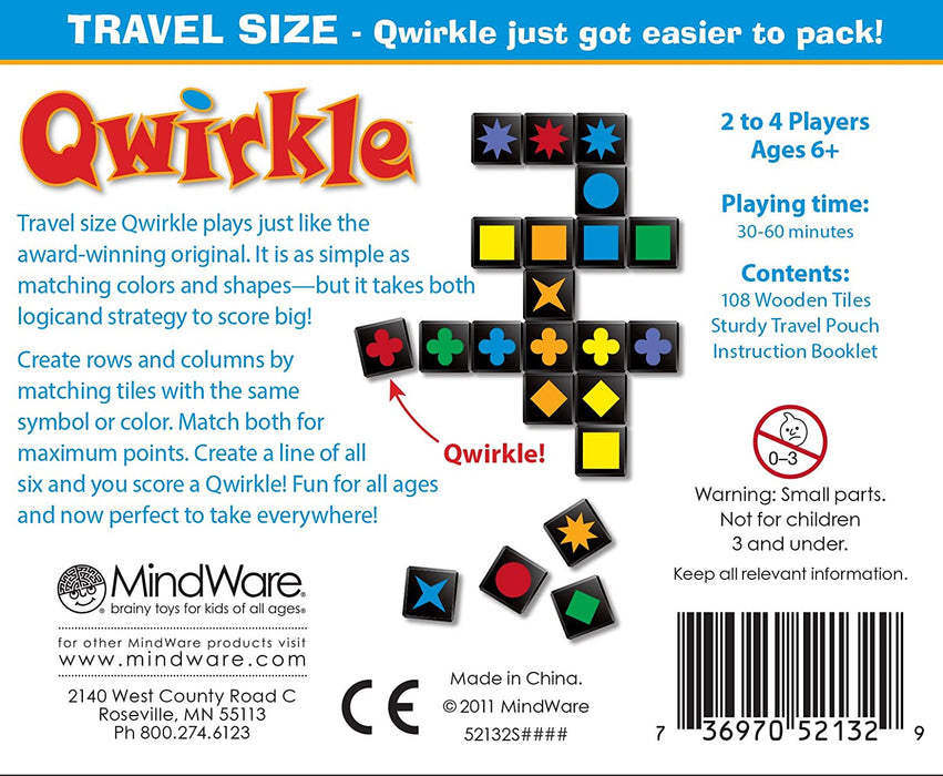 qwirkle tile game back packaging 
