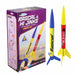 Estes Rascal & Hi Jinks flying model rocket launch set with packaging on a white background