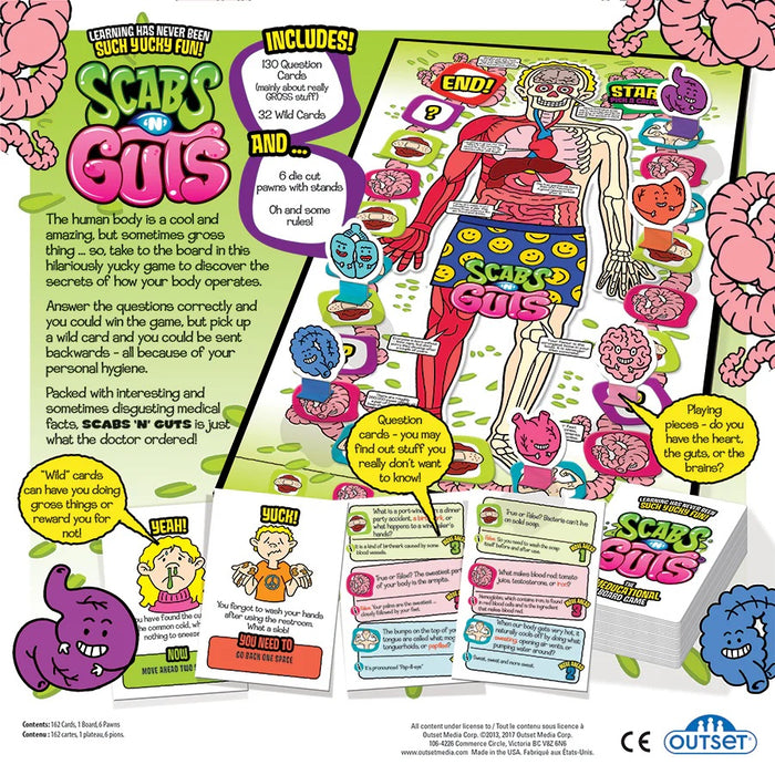 Scabs And Guts Educational Board Game