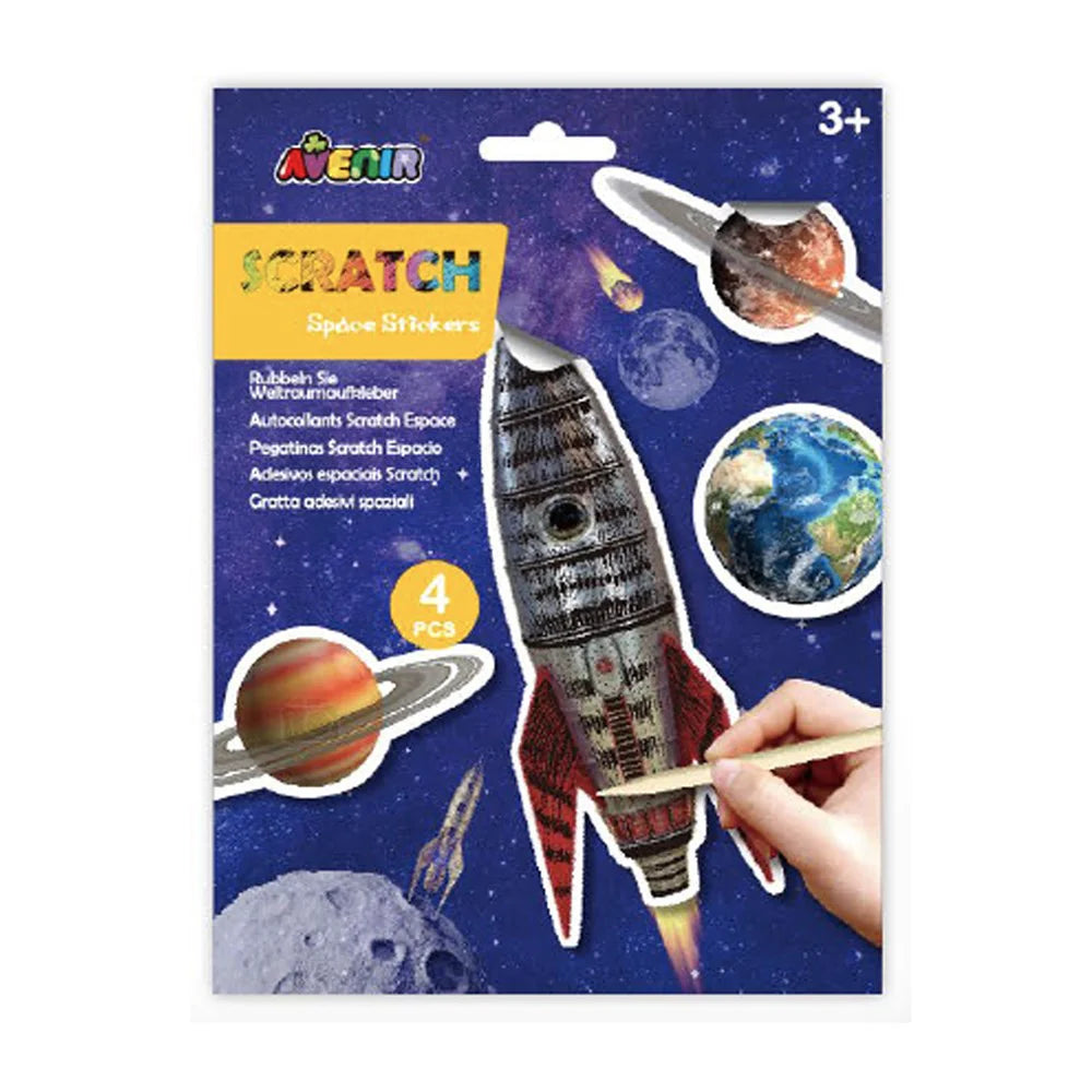 Scratch Stickers Space — Professor Plums