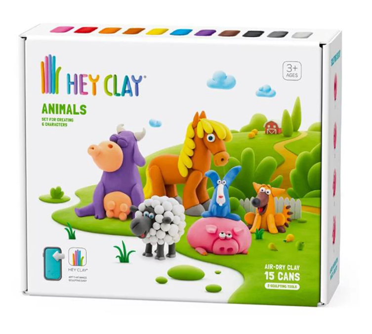 Hey Clay Animal Set 15 cans