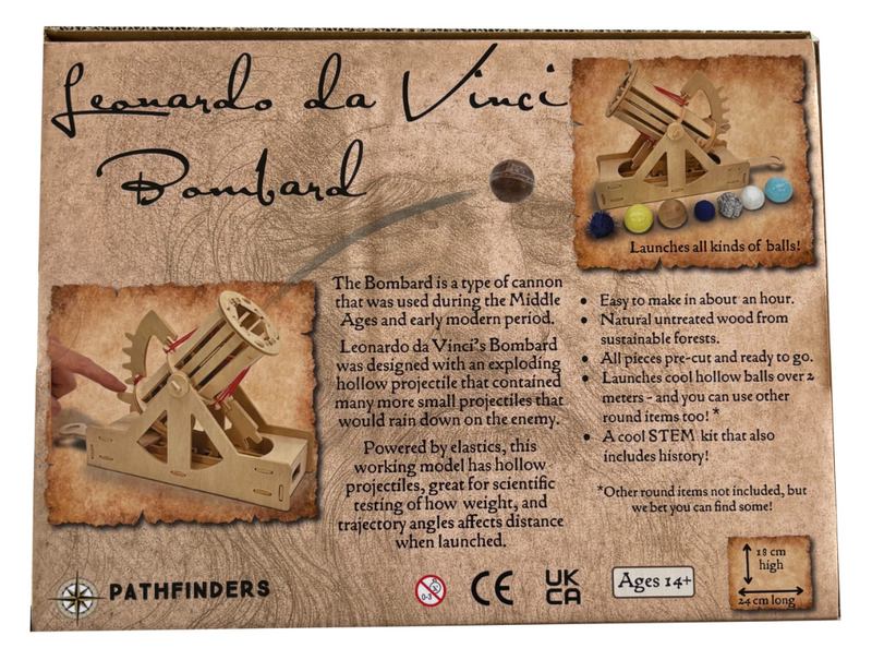 Pathfinders Da Vinci Bombard Model Kit