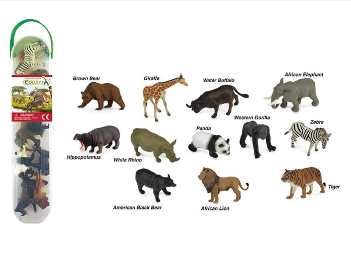 12pc Wildlife Animal Figures Gift Set