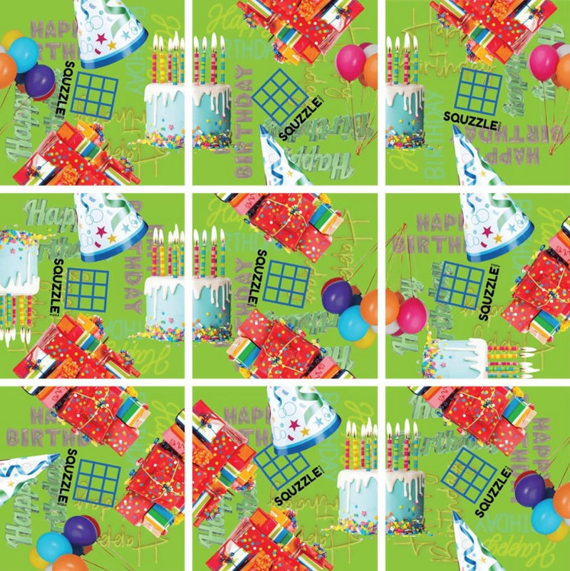 Squzzle Puzzle 3x3 Grid Puzzle