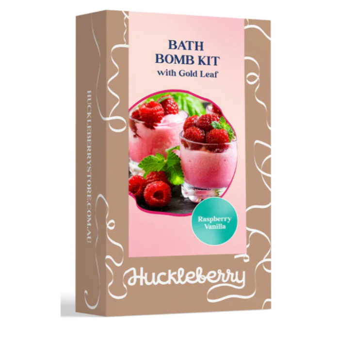 Make Bath Bomb Raspberry and Vanilla