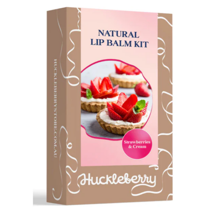 Make Your Own Lip Balm Strawberries and Cream