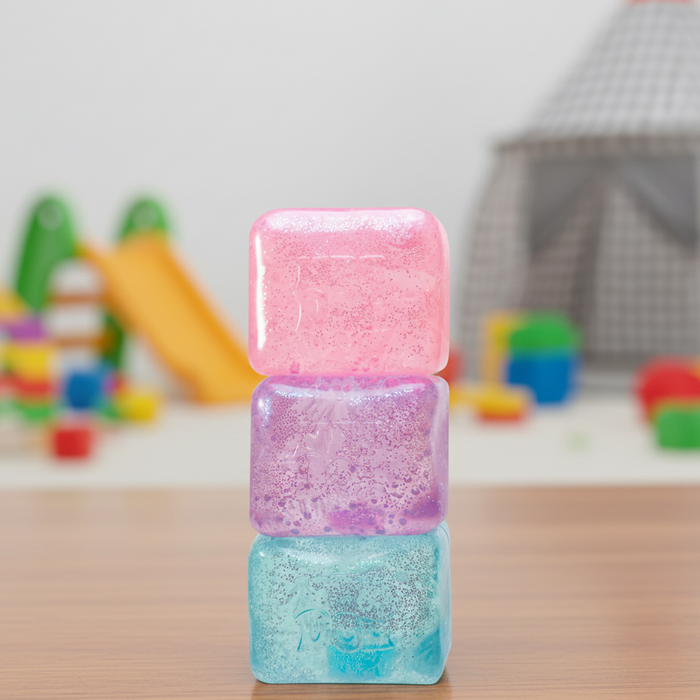 Nee Doh Nice Cube Glitter Glow