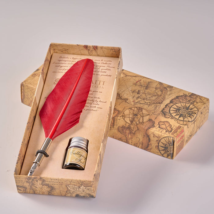 Small Feather Pen Purple